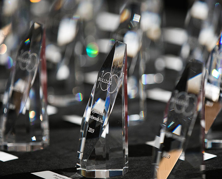 b100awards 2019 Bulldog 100 Award Table